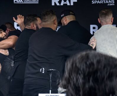 Colby-Covington-r&eacute;action-bagarre-RAF-11-Belal-Muhammad-grappling-lutte