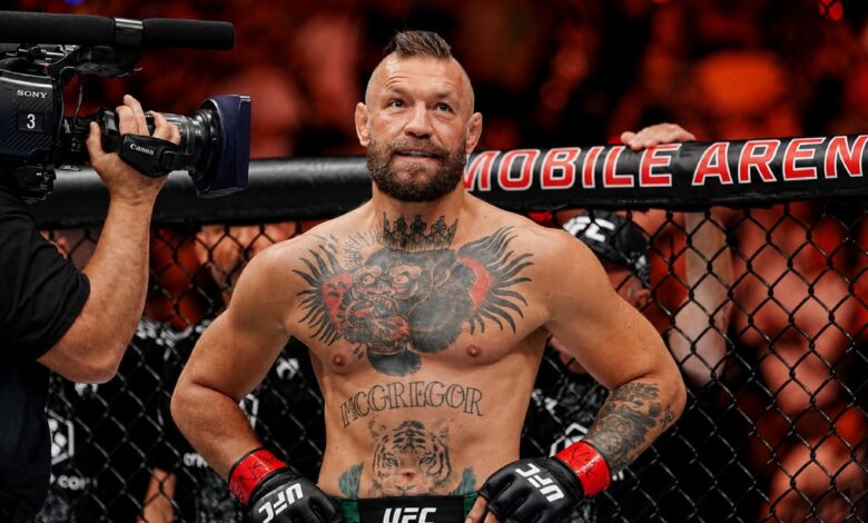 Conor-McGregor-demande-folle-nouvelles-blessure-genou-ufc-329-mma