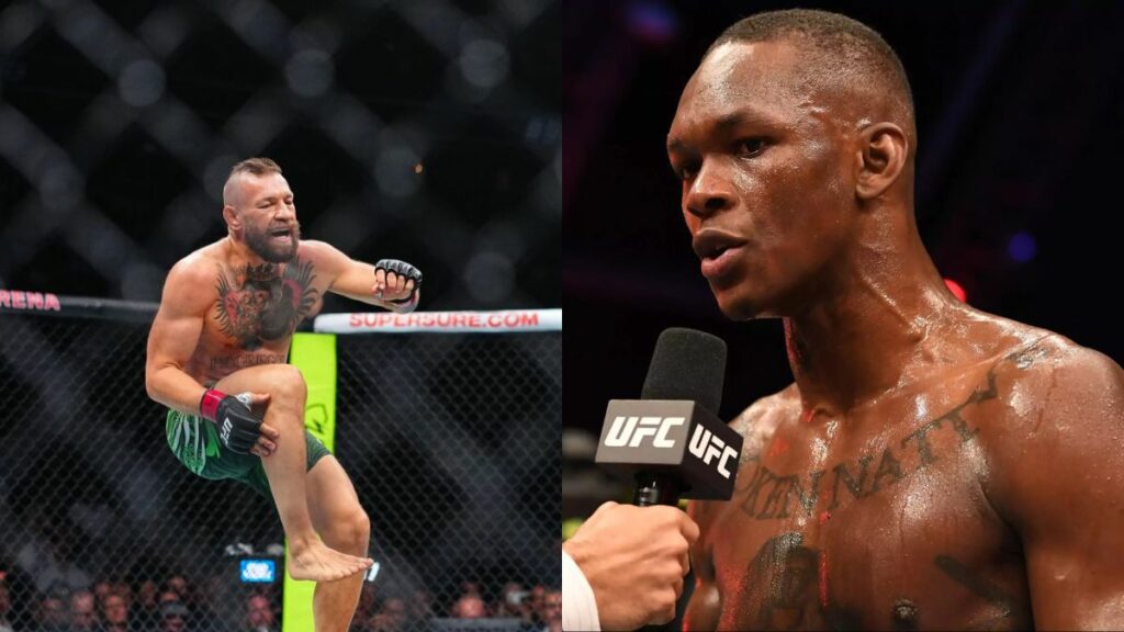 Israel Adesanya a r&eacute;agi &agrave; la blessure de Conor McGregor