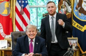 Justin-Gaethje-Donald-Trump-UFC-MMA