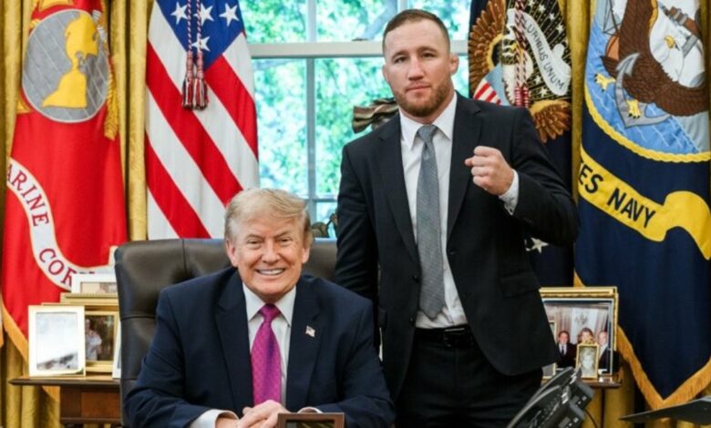 Justin-Gaethje-Donald-Trump-UFC-MMA