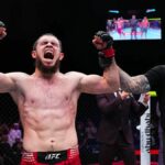 Khabib Nurmagomedov réagit après la performance réussie de son protégé ‘Chanco’ Magomed Zaynukov a réussi ses premiers pas dans l’octogone après s’être imposé lors de l’UFC Abu Dhabi.