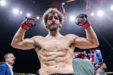 Matthieu-Letho-Duclos-signature-UFC-r&eacute;action-champion-Hexagone-MMA