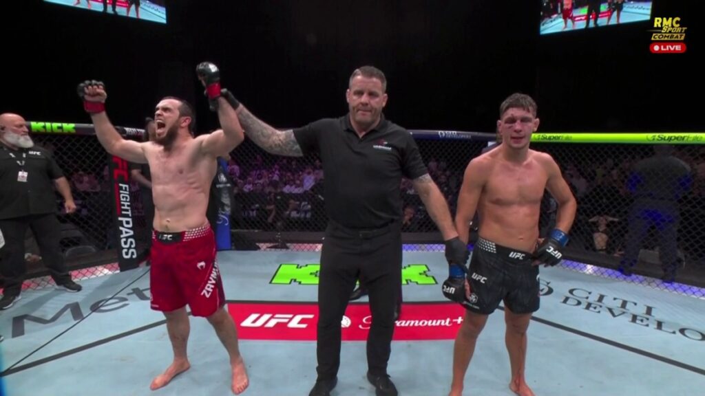 Le nouvel espoir de la Team Khabib remporte sa premi&egrave;re victoire &agrave; l'UFC