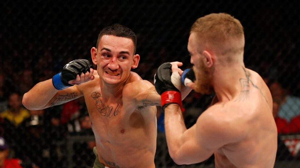 Max Holloway r&ecirc;ve d&eacute;j&agrave; d'une trilogie contre Conor McGregor : "Je vais le provoquer&hellip;"