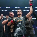 Le manager d’Usman Nurmagomedov fait des révélations sur son futur : « J’ai mis un chiffre sur la table pour… » Usman Nurmagomedov, champion invaincu des poids légers de la PFL, est agent libre, ouvrant ainsi la porte à un possible transfert vers l’UFC.