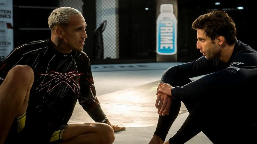 Charles Oliveira a pris la parole suite au d&eacute;c&egrave;s de son ami et co&eacute;quipier d'entra&icirc;nement, Allan Nascimento.