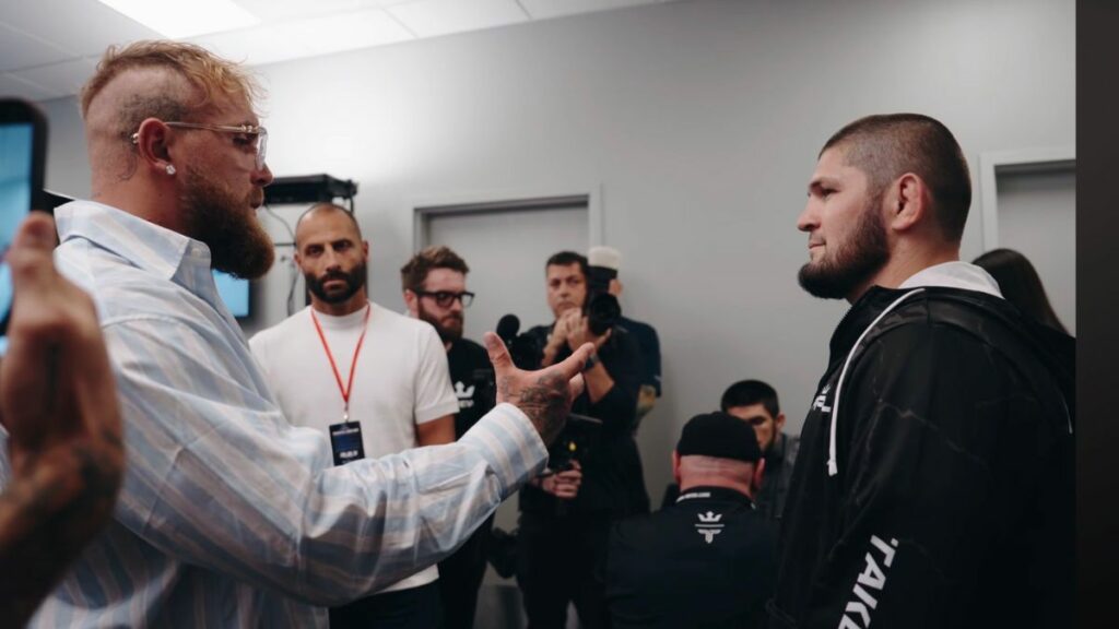 Lors de l’évènement PFL du week-end dernier, Jake Paul a tenté de faire sortir Khabib Nurmagomedov de sa retraite.