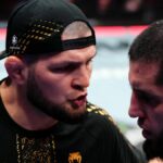 Islam Makhachev s&rsquo;est impos&eacute; face &agrave; Ian Machado Garry. Apr&egrave;s cette victoire, il a re&ccedil;u les hommages de Khabib Nurmagomedov.