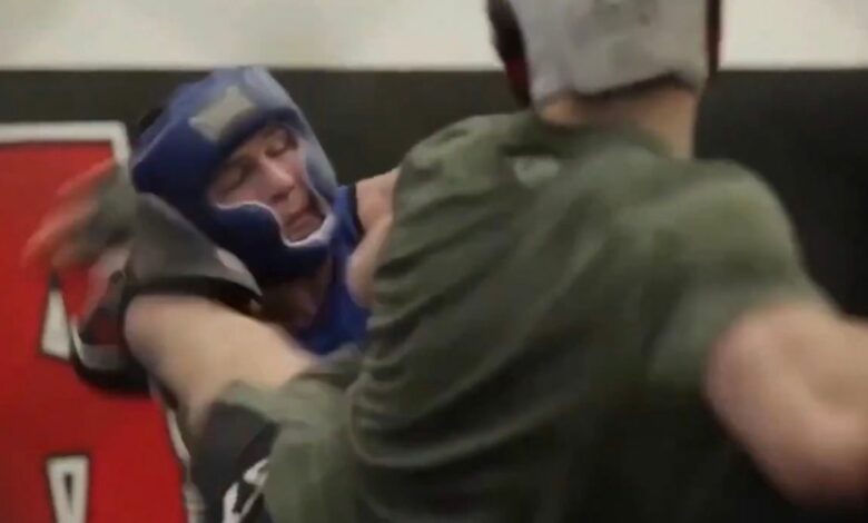 Sparring-Islam-Makhachev-et-Khabib-Nurmagomedov-UFC-MMA