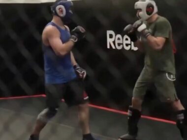Sparring-Khabib-Nurmagomedov-Islam-Makhachev-UFC-MMA