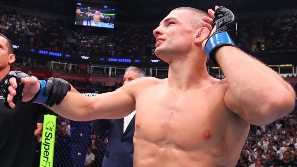 Noah Gugnon réagit après sa victoire par soumission à l’UFC Belgrade : « Quitter mon travail… »