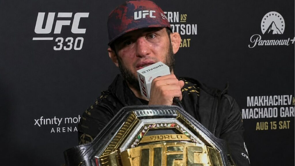 Le coach d’Islam Makhachev désigne le défi le plus dangereux pour son combattant chez les welters