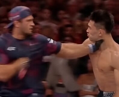 Song-Yadong-r&eacute;action-Usman-Nurmagomedov-cage-victoire-KO-Umar-Nurmagomedov-ufc-mma