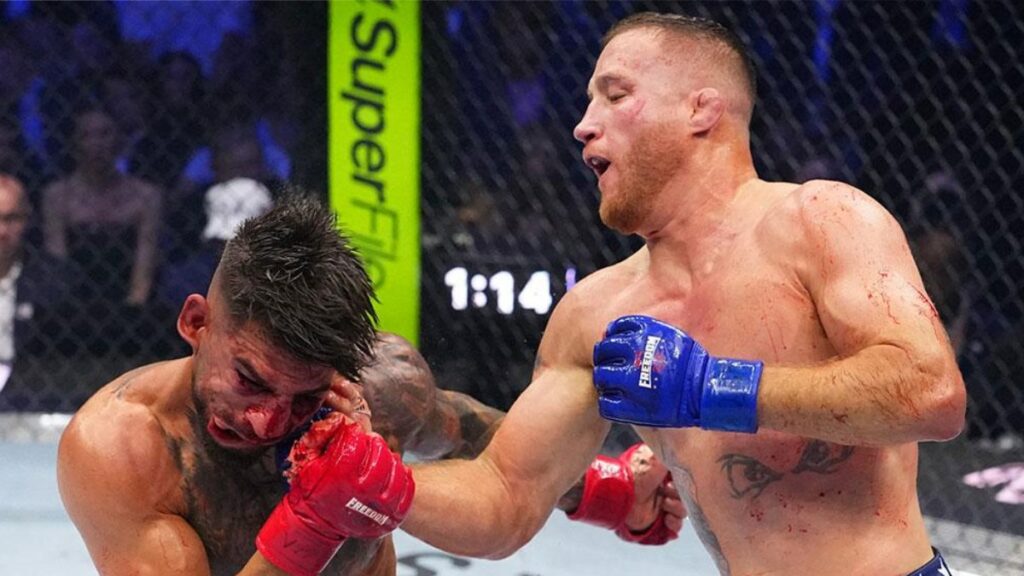 Justin Gaethje rétablit la vérité à propos de son combat contre Ilia Topuria