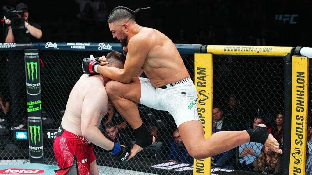 Johnny Walker r&eacute;agit &agrave; sa victoire apr&egrave;s son K.-O. brutal &agrave; l&rsquo;UFC 332